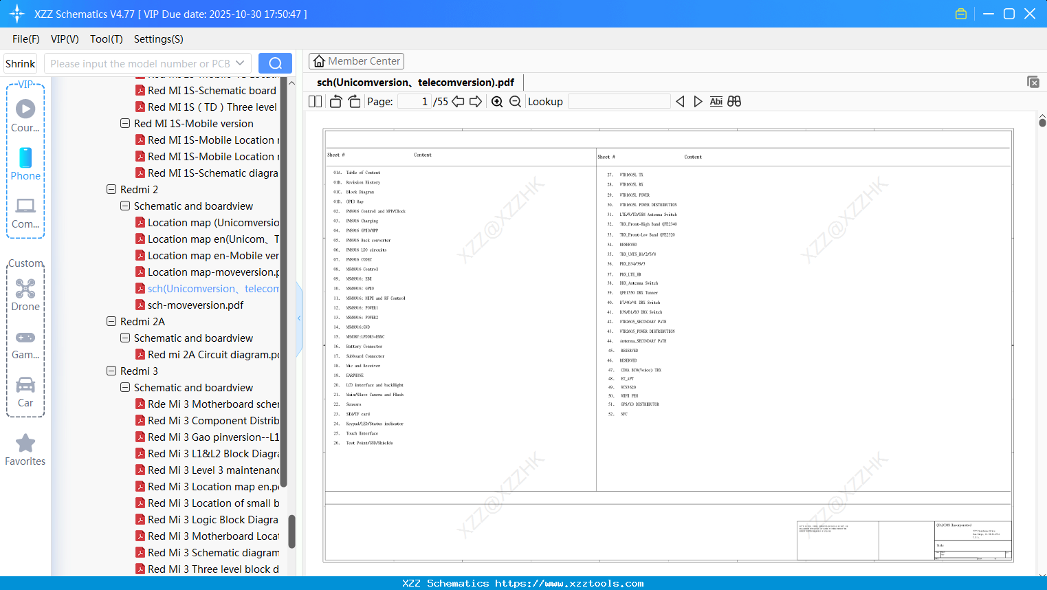 Xiaomi Redmi Sch(Unicomversion、telecomversion)